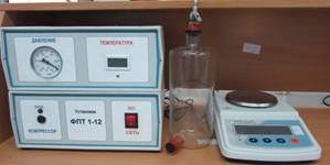 Типовой  комплект оборудования для лаборатории  "Молекулярная физика и термодинамика " ФПТ (Определение универсальной газовой постоянной ФПТ 1-12)
